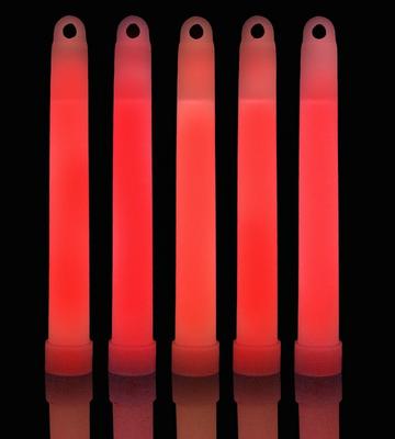 glow sticks red 6 inch